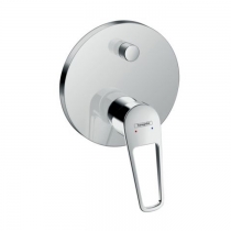 Hansgrohe Novus Loop Однорычажный смеситель для ванны, с рукояткой-петлей, скрытый монтаж, внешняя часть, цвет: хром