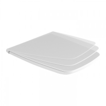 Azzurra Hera Крышка сиденье для унитаза 46,5х38х0,2 см, с микролифтом, цвет: белый