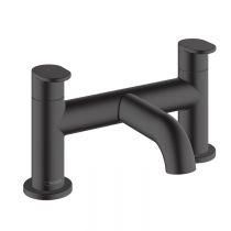  Hansgrohe Vernis Blend Смеситель для ванны, на 2 отв., цвет: матовый черный 