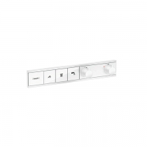 Hansgrohe RainSelect Термостат для душа, 3 источника, внешняя часть, цвет: белый матовый