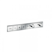 Hansgrohe RainSelect Термостат для душа, 4 источника, внешняя часть, цвет: хром