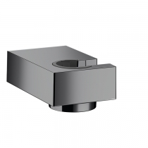 Hansgrohe Держатель ручного душа, настенный, цвет: шлифованный черный хром