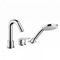 Hansgrohe Logis, Смеситель на борт ванны, на 3 отверстия, Цвет: хром
