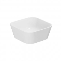 Azzurra Build Раковина 35х35х14 см, без отв., накладная, цвет: белый