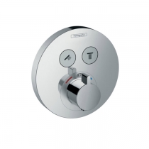 Hansgrohe ShowerSelect S Термостатический смеситель на 2 потребителя, внешняя часть, цвет: хром