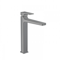 Hansgrohe Metropol Смеситель для раковины 260, на 1 отв, с донным клапаном, излив 204мм, цвет: шлифованный черный хром