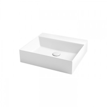 Azzurra Elegance Squared Раковина подвесная/накладная, 50x45xH12,5 см, без отв., цвет: Bianco lucido