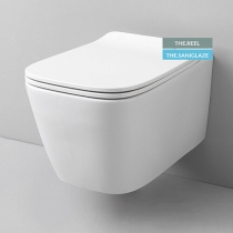 Artceram A16 Унитаз 36х52см., подвесной, saniglaze, с креплениями, цвет: белый матовый