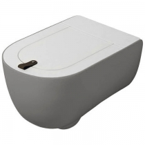 Artceram THE ONE Унитаз подвесной безободковый 52х35см, с креплениями, цвет: grigio oliva