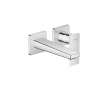 Hansgrohe Metropol Смеситель для раковины, .однорычажный, настенный, излив: 18см., внешняя часть, цвет: хром