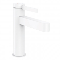 Hansgrohe Finoris Смеситель для раковины, 1 отв., с донным клапаном, цвет: белый матовый