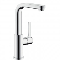 Hansgrohe Metris S Смеситель для раковины, однорычажный, поворотный излив 120&amp;deg;, цвет: хром