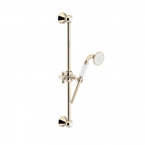 Gattoni PD Душевая стойка 60см с лейкой CLASSIC и шлангом, цвет: золото 24к