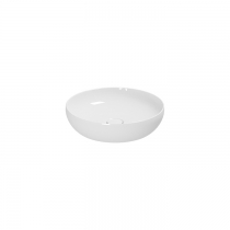 Azzurra Elegance Circle Раковина круглая накладная, &amp;amp;empty;40xH10 см, без отв., без перелива, цвет: Bianco lucido