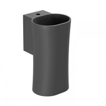 Azzurra Nativo Раковина подвесная 35x37x62 см, 1 отв., с креплением, цвет: Carbone