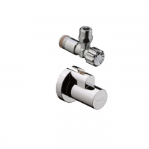 Hansgrohe Угловой вентиль,с декоративной накладкой, цвет: шлифованный никель