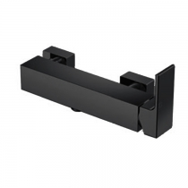 Gattoni Kubik Смеситель для душа, однорычажный, вывод снизу, цвет: черный матовый