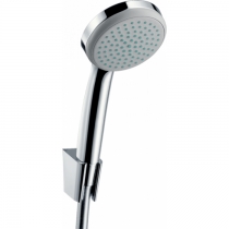 Hansgrohe Croma 100 1 jet Ручной душ с настенным держателем, цвет: хром/белый
