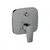 Hansgrohe Talis E Встраиваемый смеситель для ванны, внешняя часть, цвет: шлифованный черный хром