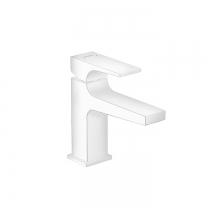 Hansgrohe Metropol Смеситель для раковины 100, на 1 отв, с донным клапаном, излив 127мм, цвет: белый матовый
