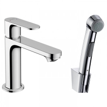 Hansgrohe Rebris S Смеситель для раковины 110, с гигиеническим душем, цвет: хром
