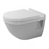 Duravit Starck 3 Унитаз подвесной (без крепления) 54х36 см горизонтальный слив 6л, цвет: белый