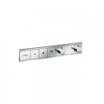 Hansgrohe RainSelect Термостат для душа, 3 источника, внешняя часть, цвет: хром