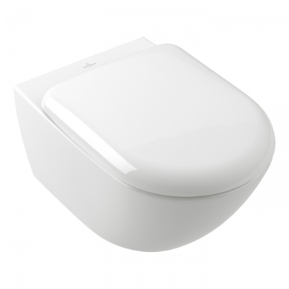 Villeroy&amp;amp;Boch Antao Унитаз подвесной, безободковый, (без сиденья), CeramicPlus, цвет: альпийский белый