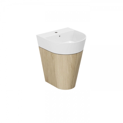 Azzurra Forma Тумба подвесная 50х47х65см, с 2 дверцами, с раковиной, цвет: Olmo naturale