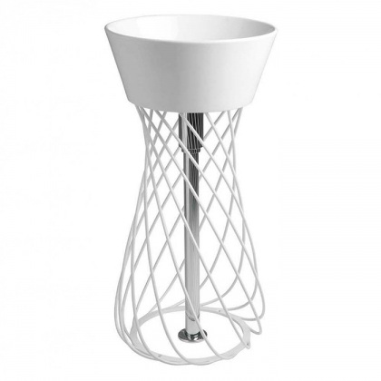 Artceram Wire Консоль 43х43х65см., напольная, металлическая, цвет: белый