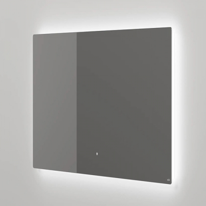 Salini Зеркало для ванны OMBRA 100х70х2.5см., с LED подсветкой, влагостойкое AGC Сrystalvision, сенс. выкл., крепления, обогрев, антизапот.
