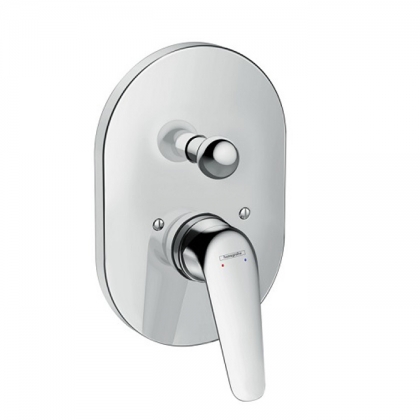 Hansgrohe Novus Однорычажный смеситель для ванны, скрытый монтаж,  внешняя часть, цвет: хром