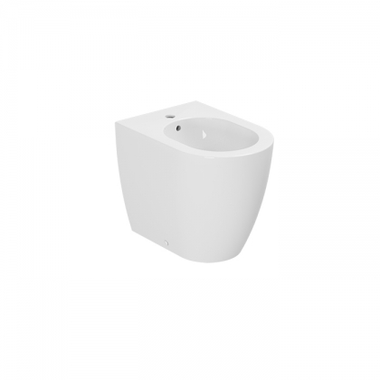 Azzurra Comoda Биде приставное с 1 отв. под смеситель 51,5х36 см, цвет: Bianco lucido