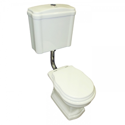 Ceramica Althea ROYAL унитаз напольный приставной,55х36х40 слив в пол, белый