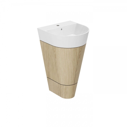Azzurra Forma Тумба напольная 50х47х84.5см, с 2 дверцами, с раковиной, цвет: Olmo naturale
