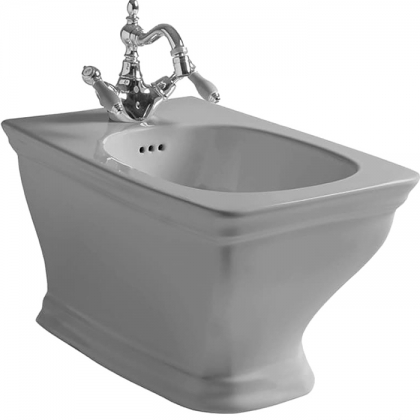 Artceram CIVITAS  Биде подвесное 36х54 см, с 1 отв под смес, с крепеж. цвет: grigio acquarello 