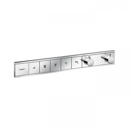 Hansgrohe RainSelect Термостат для душа, 5 источников, внешняя часть, цвет: хром