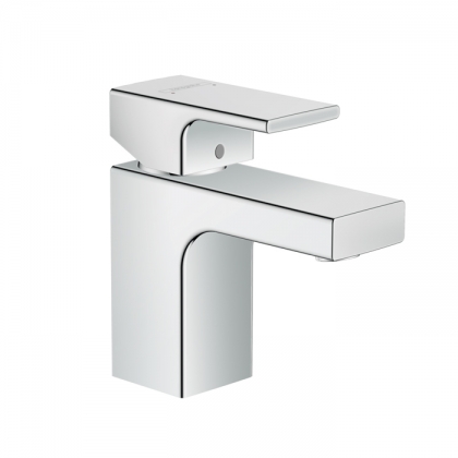  Hansgrohe Vernis Shap Смеситель для раковины, излив 70 мм, с донным клапаном, цвет: хром 
