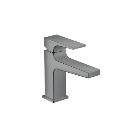 Hansgrohe Metropol Смеситель для раковины 100, на 1 отв, с донным клапаном, излив 127мм, цвет: шлифованный черный хром