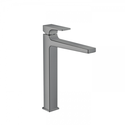 Hansgrohe Metropol Смеситель для раковины 260, на 1 отв, с донным клапаном, излив 204мм, цвет: шлифованный черный хром