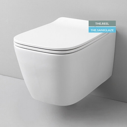 Artceram A16 Унитаз 36х52см., подвесной, saniglaze, с креплениями, цвет: белый матовый