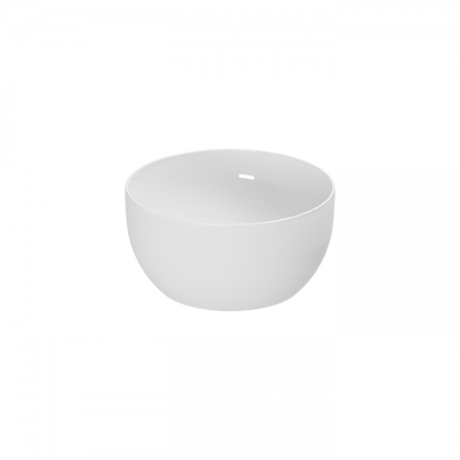 Azzurra Elegance Circle Раковина круглая накладная, &amp;Oslash;40xH20 см, без отв., без перелива, цвет: Bianco lucido