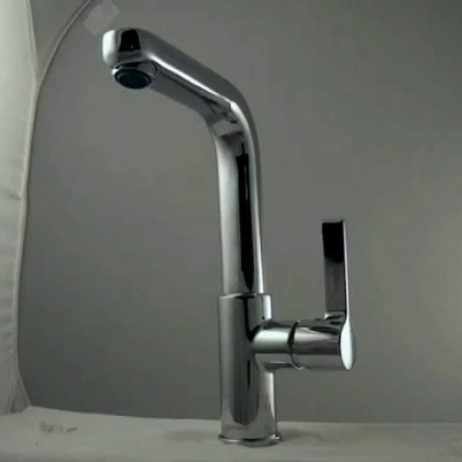 Hansgrohe Metris S Смеситель для раковины, однорычажный, поворотный излив 120&amp;deg;, цвет: хром