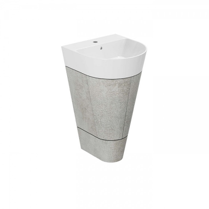 Azzurra Forma Тумба напольная 50х47х84.5см, с 2 дверцами, с раковиной, цвет: Cement
