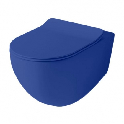 Artceram FILE 2.0 Унитаз подвесной Rimless 36x52 см, цвет: Blu zaffiiro