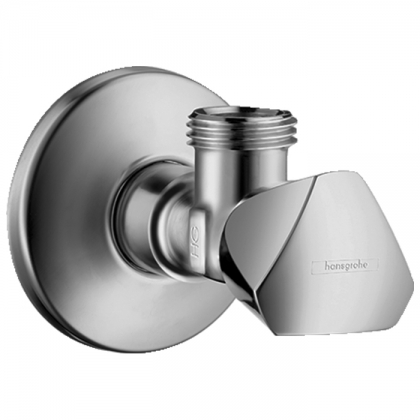 Hansgrohe Вентиль угловой E, &amp;frac12;&amp;rsquo; x &amp;frac12;&amp;rsquo;, цвет: хром