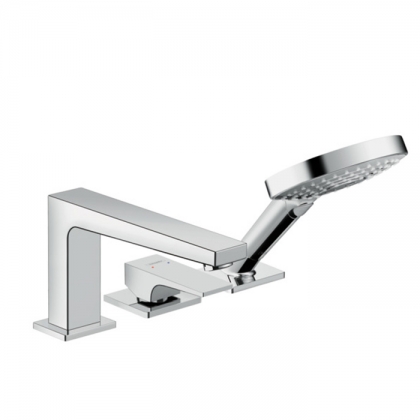 Hansgrohe Metropol Смеситель на борт ванны , на 3 отв., цвет: хром