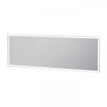 Duravit L-cube Зеркало 200х70х6.7cм., LED подсветка 3500K с 4-х сторон, сенсорный выключатель справа внизу