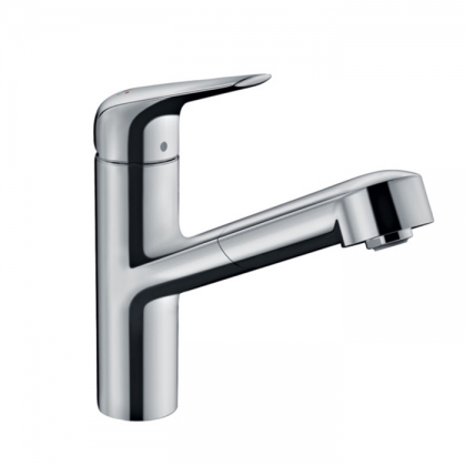Hansgrohe Focus Смеситель для кухни, однорычажный, , на 1 отв., с выдвижной лейкой, 76см. мax., цвет: хром