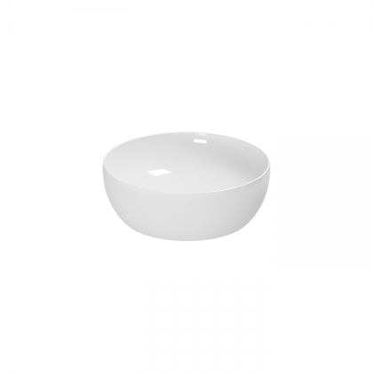 Azzurra Elegance Circle Раковина круглая накладная, &amp;Oslash;40xH14 см, без отв., без перелива, цвет: Bianco lucido